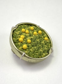 Green & Yellow Meadow Brooch