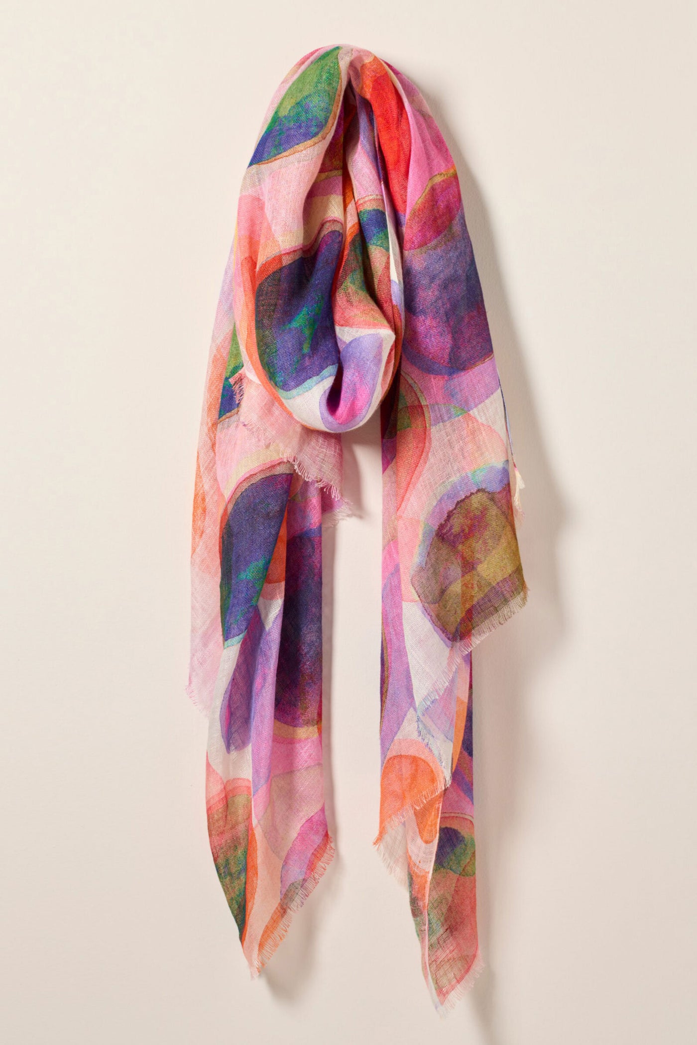Printed Linen Scarf
