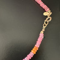 Neon Pink Opal Choker