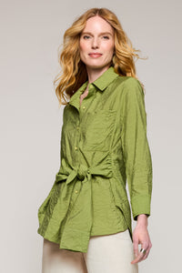 Olive Mini Stripe