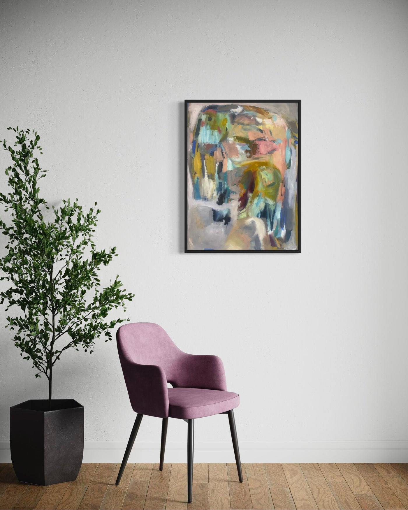 print on canvas framed