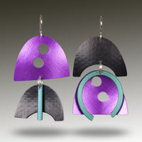 Violet, Black & Turquoise