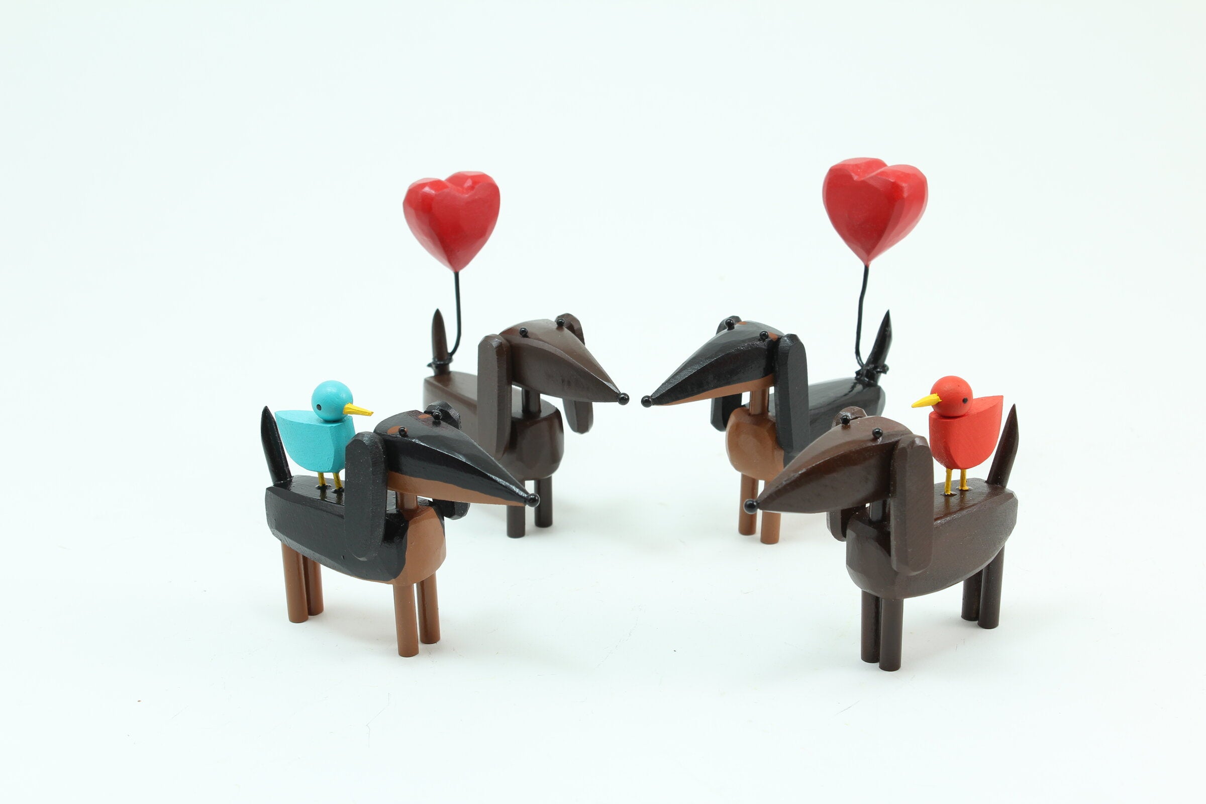 Playful Doxie Figures