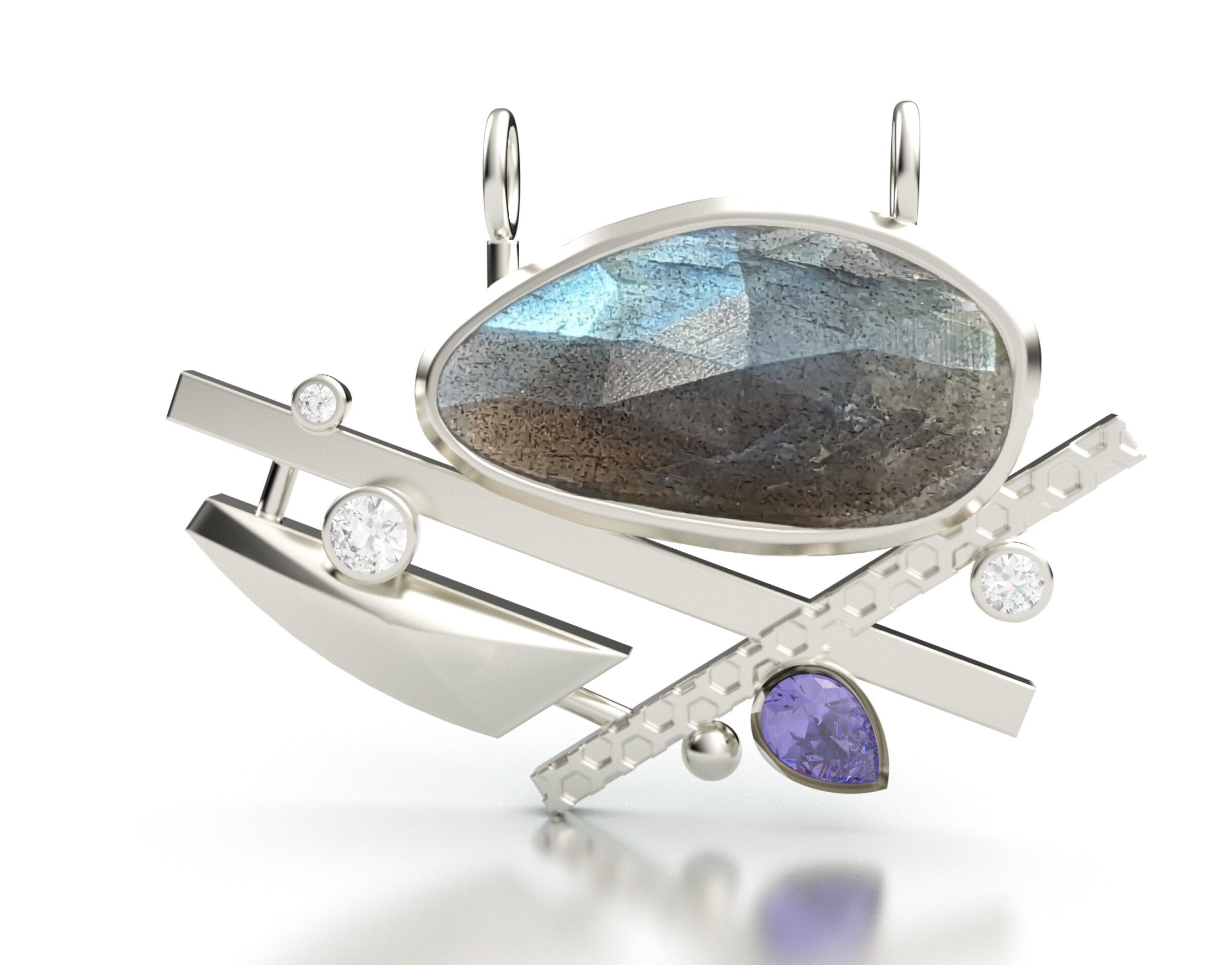 Labradorite Gem Pendant