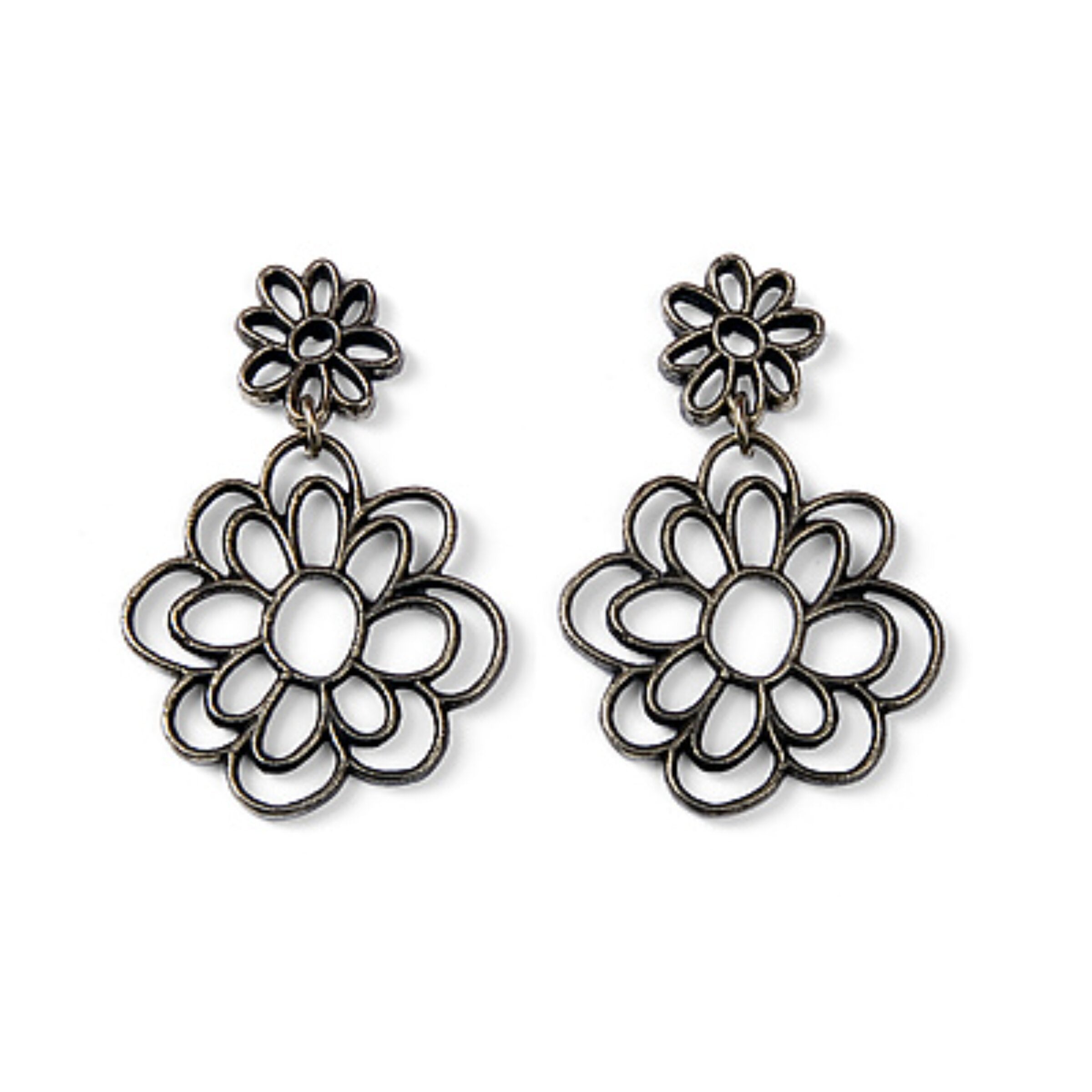 Kellie Drop Patina Earrings