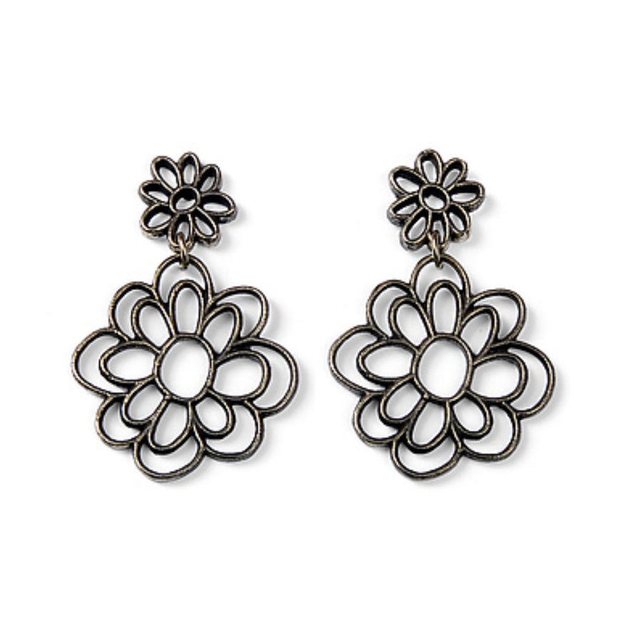 Kellie Drop Patina Earrings