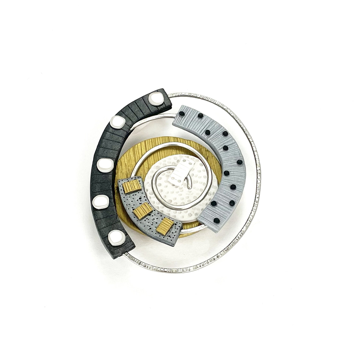 Neutral Swirl Pin & Pendant
