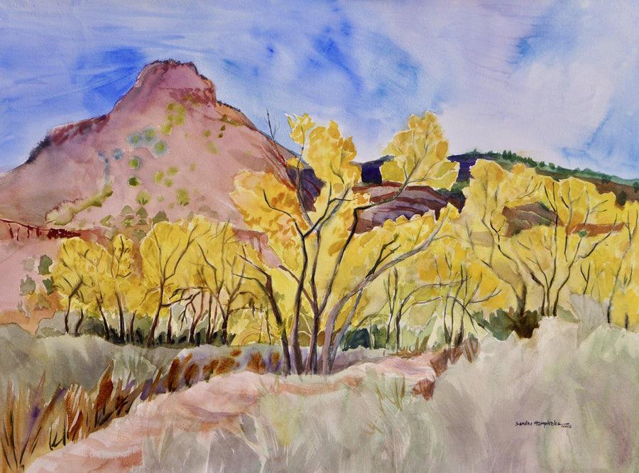 October Cottonwoods