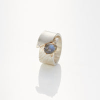 Shimmering Shades of Blue Ring