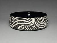 Zebra Swirl Stripe Bowl