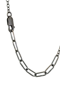 Black & Gold Dog Tag Necklace