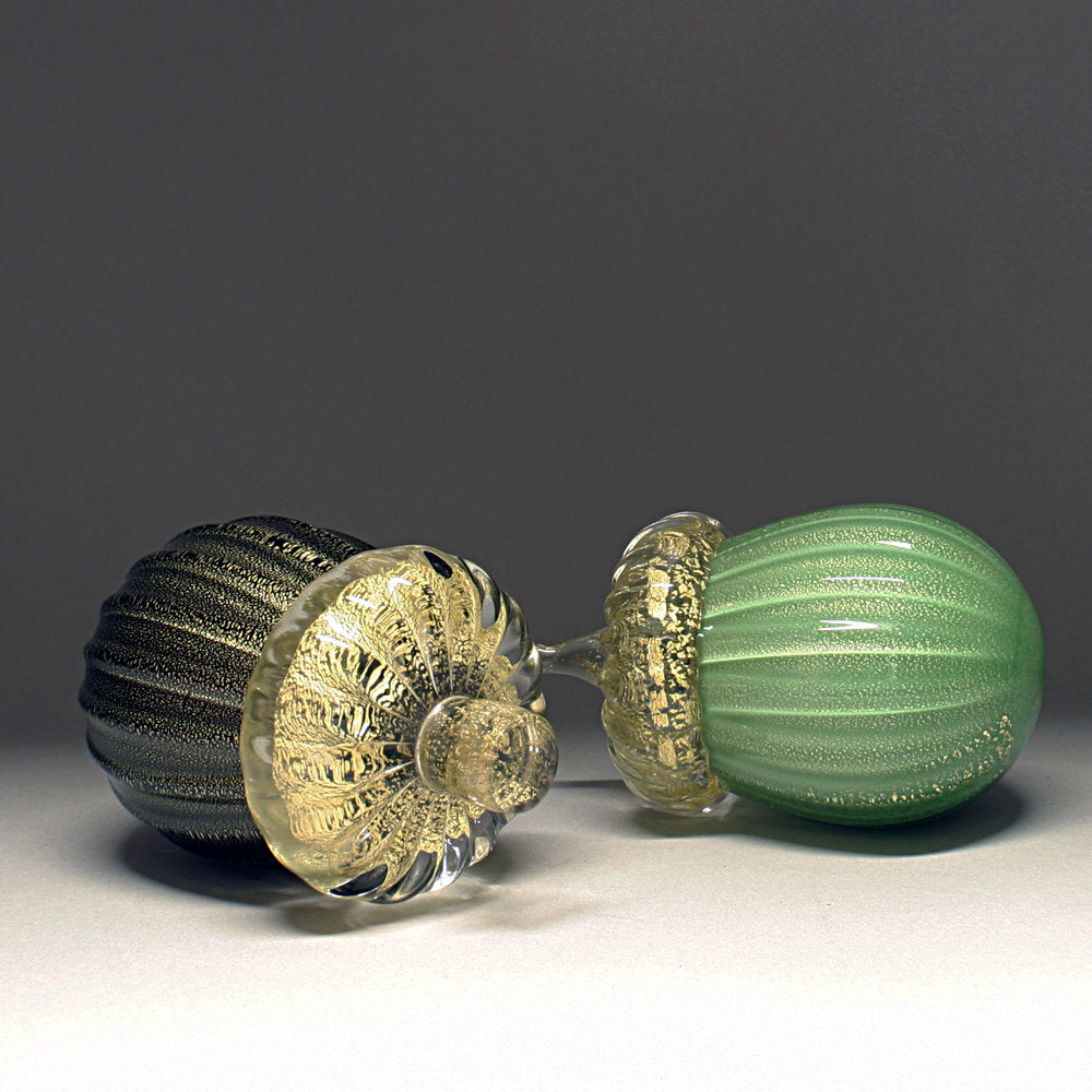 left to right: black, green