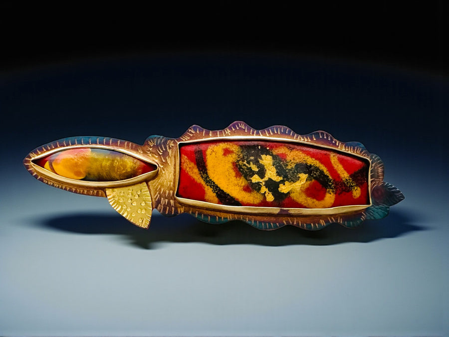 Life Metallics Brooch