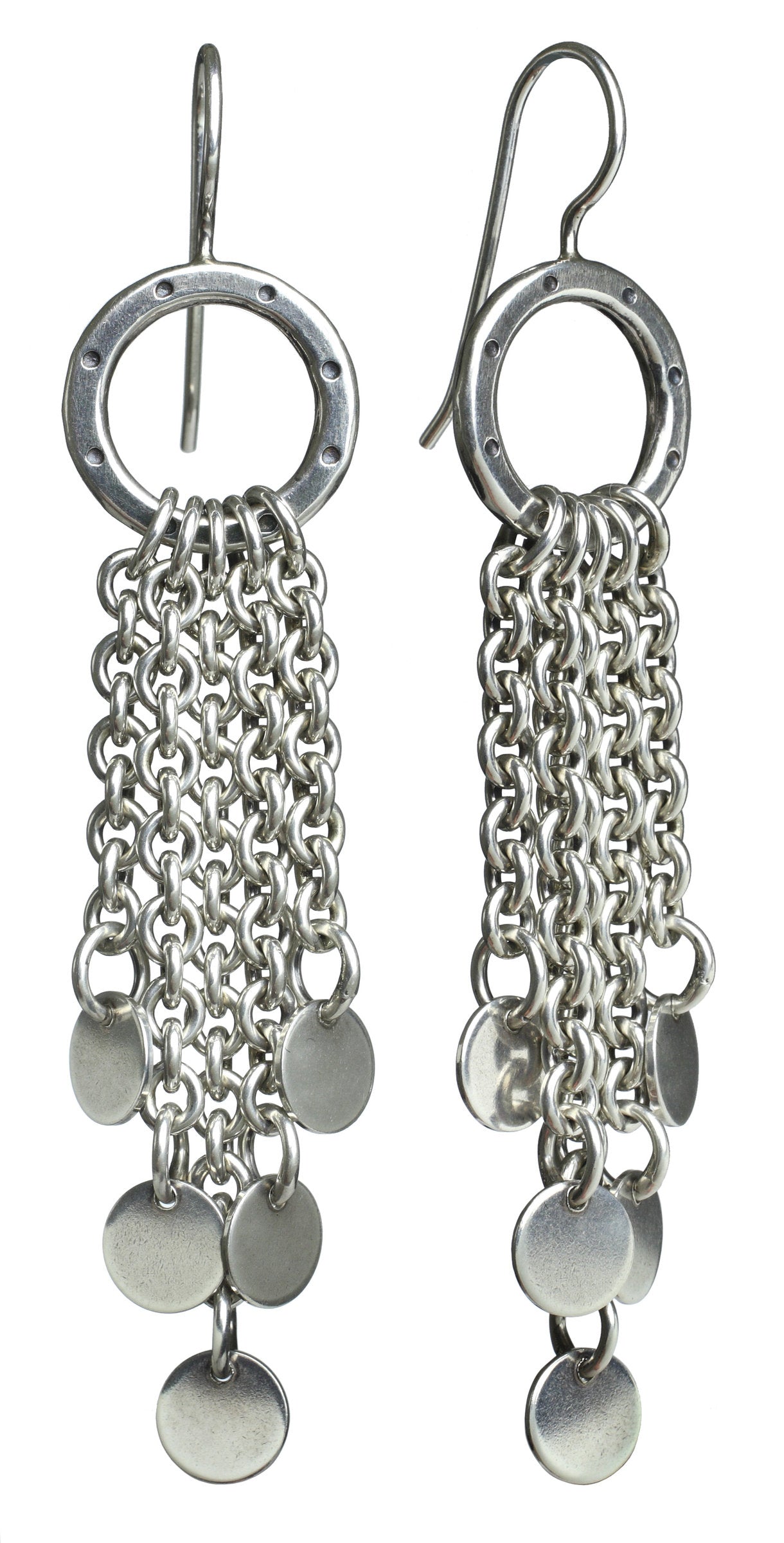 Dana Earrings with Disks