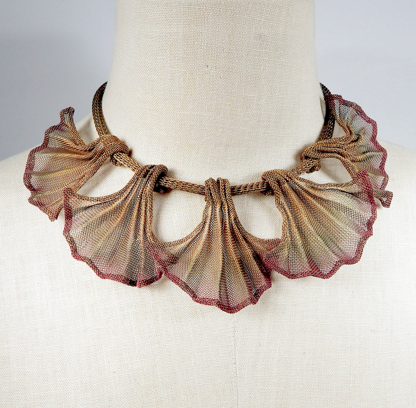 Antique Brass, Apple Green Wash & Raspberry Edges
