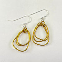 Dangly Mini Scribble Earrings