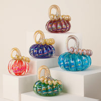 ruby, cobalt blue, caribbean blue, orange, moss green