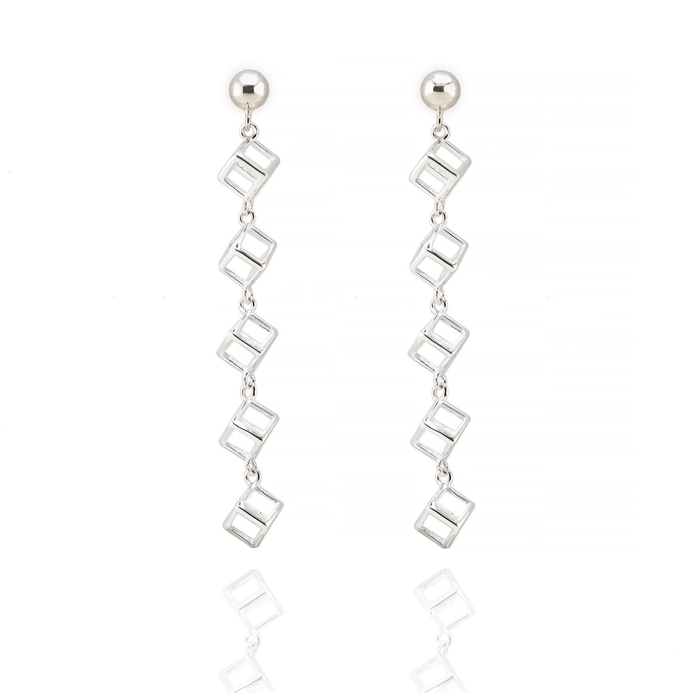 Cube Drop Earrings