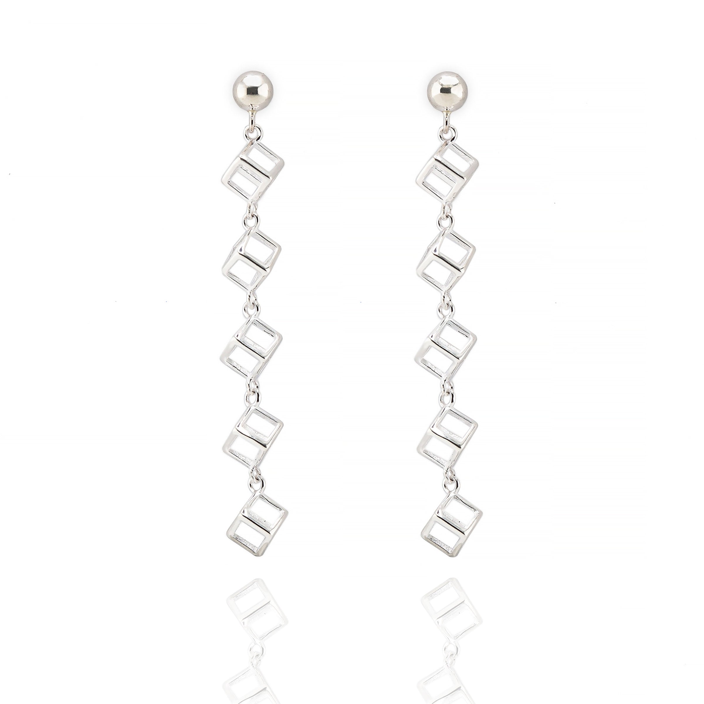 Cube Drop Earrings