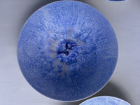 Blue Crystalline Wall Bowls