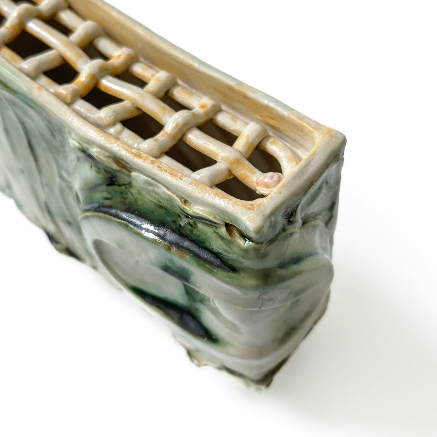 Infinity Footed Slip Vase