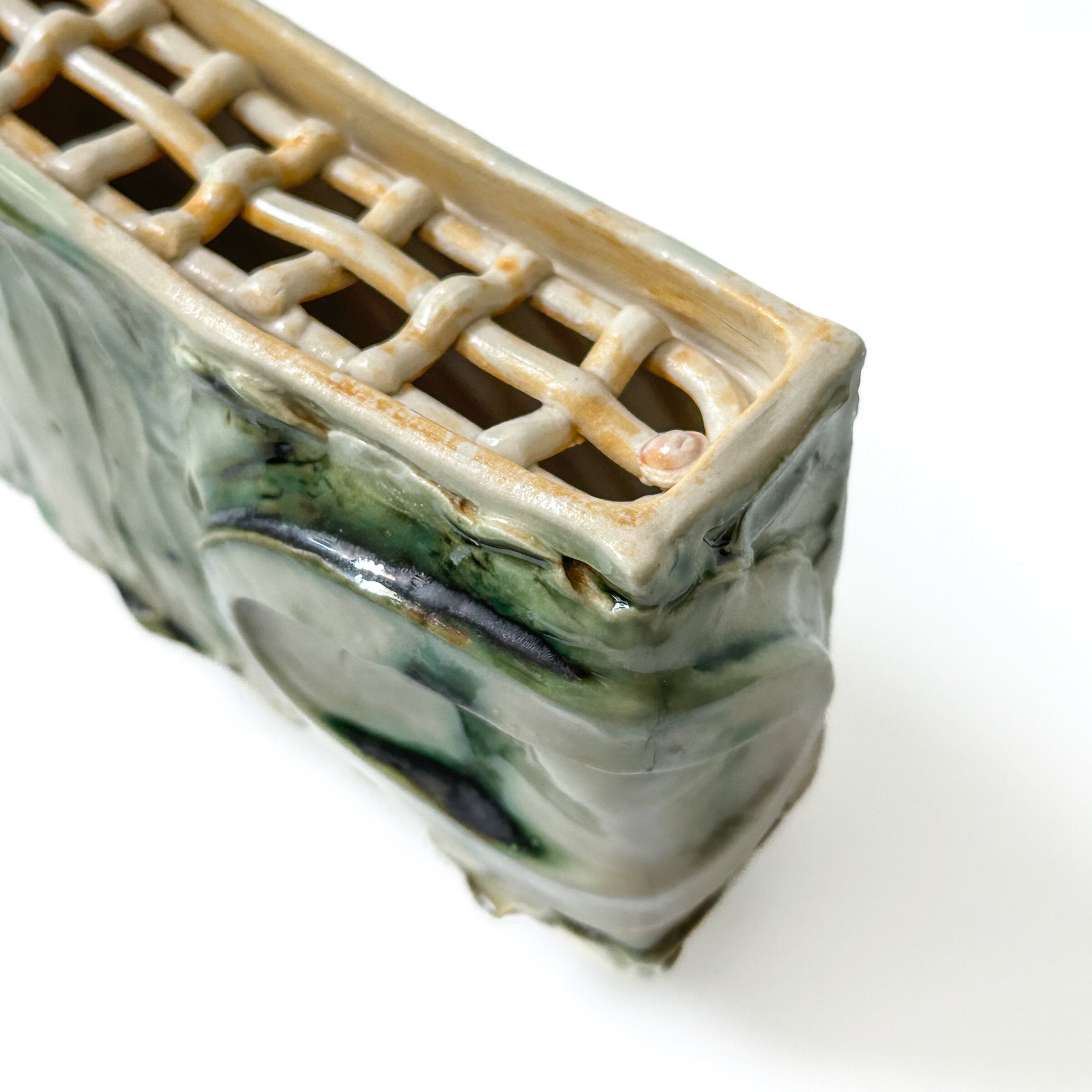 Infinity Footed Slip Vase