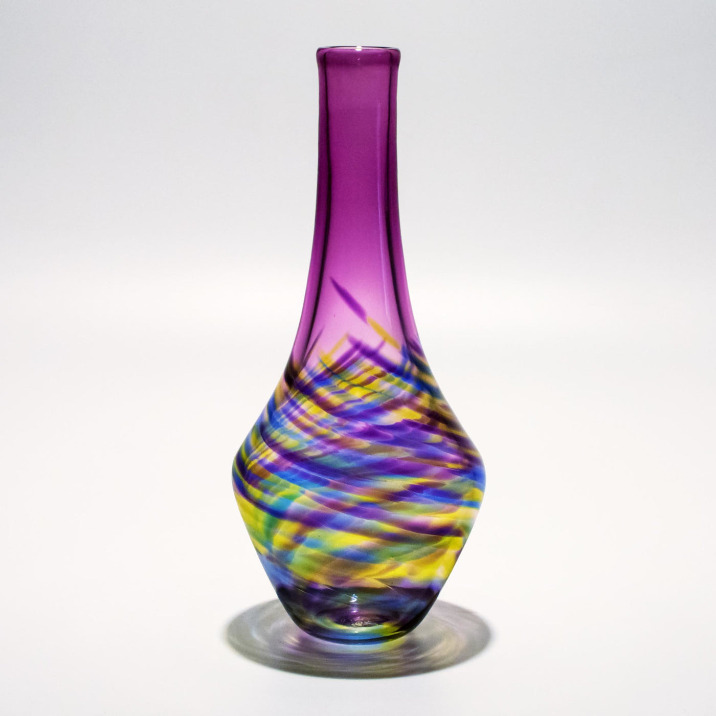 cool lime with bright violet