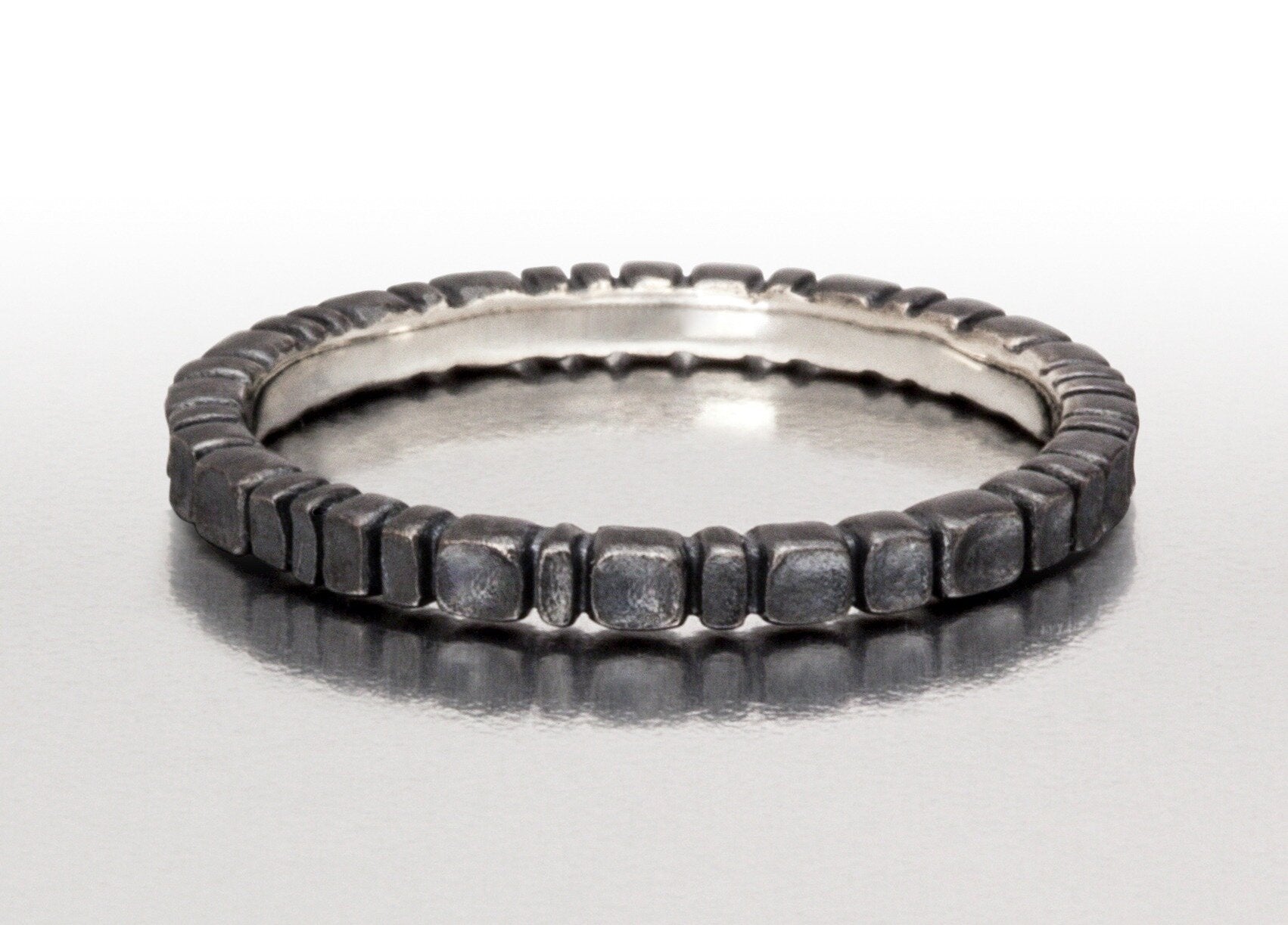 Scoop Out Platinum Ring