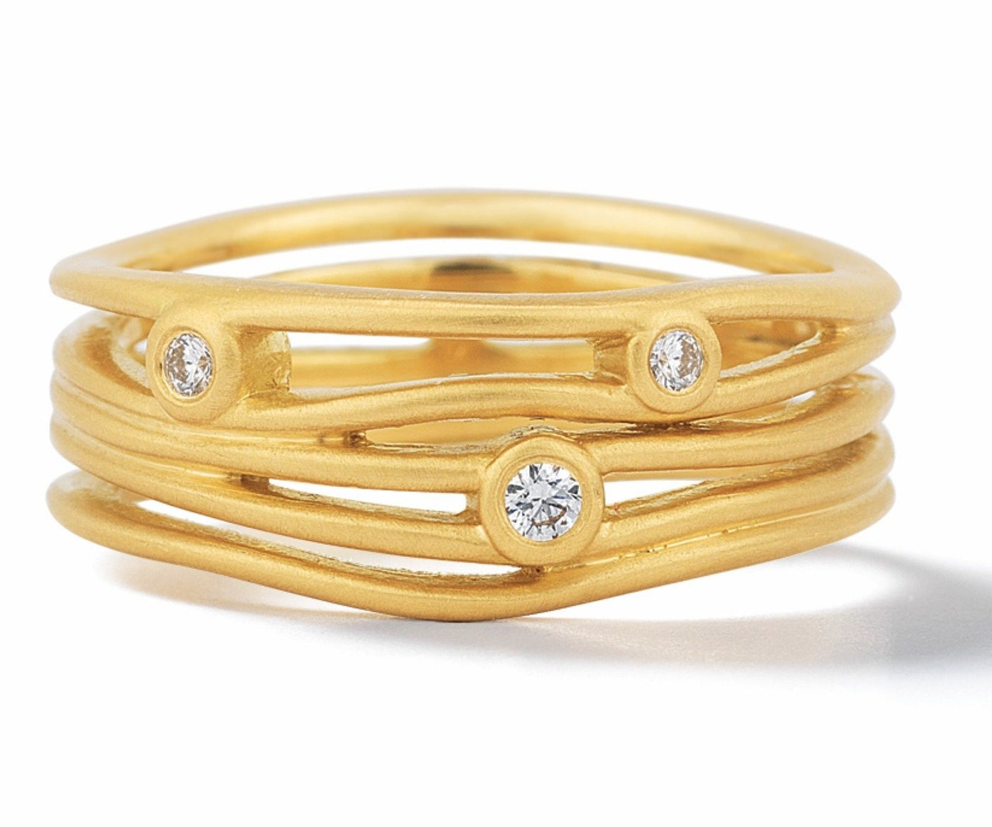 Scribble Ribbon Ring