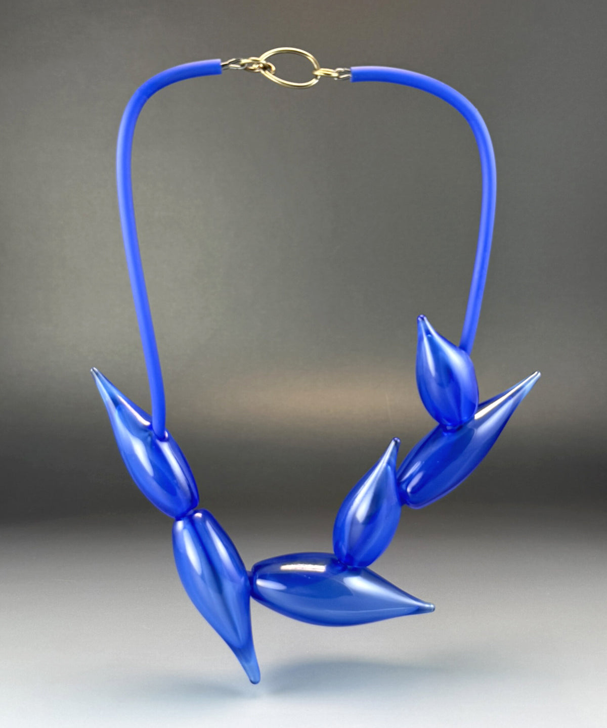 Blue Art Necklace