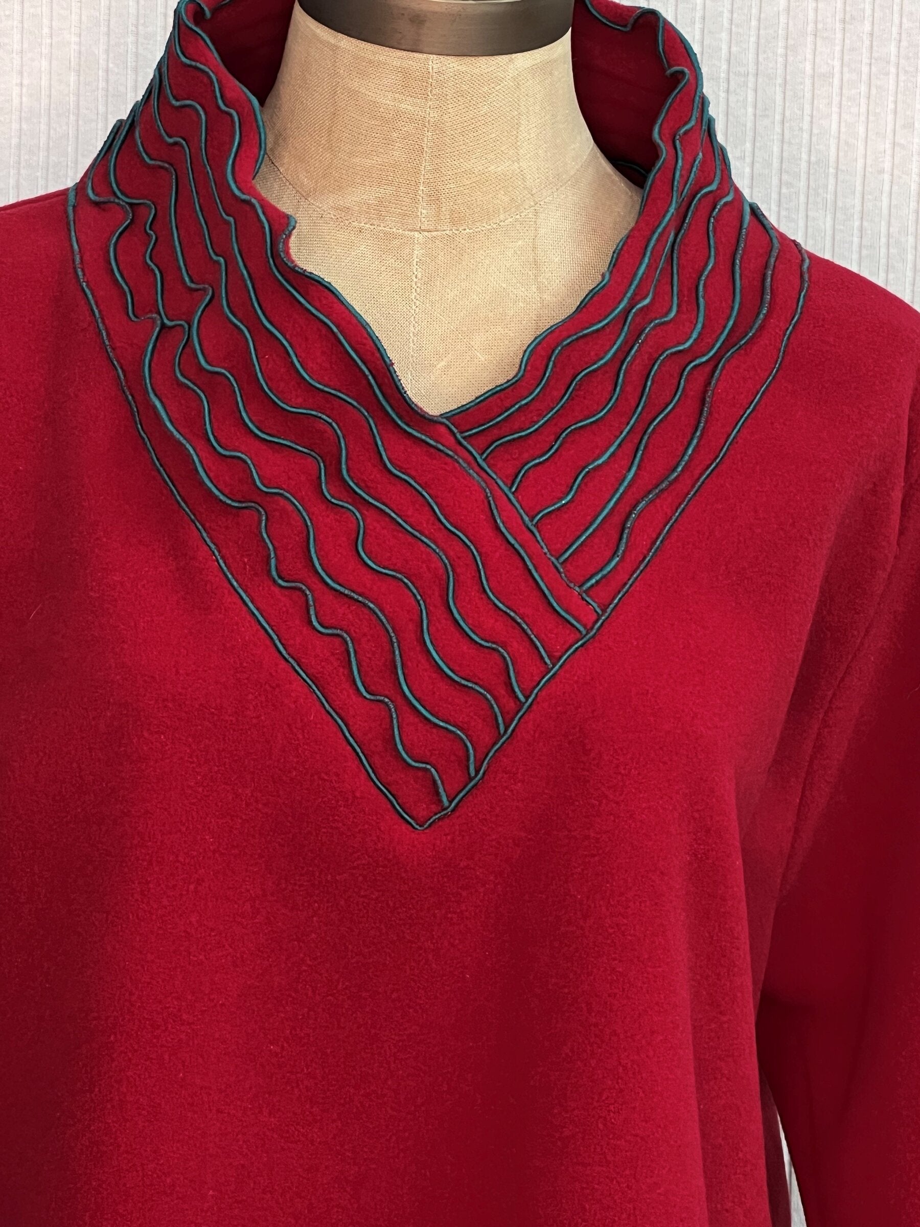 Fleece Lines Top