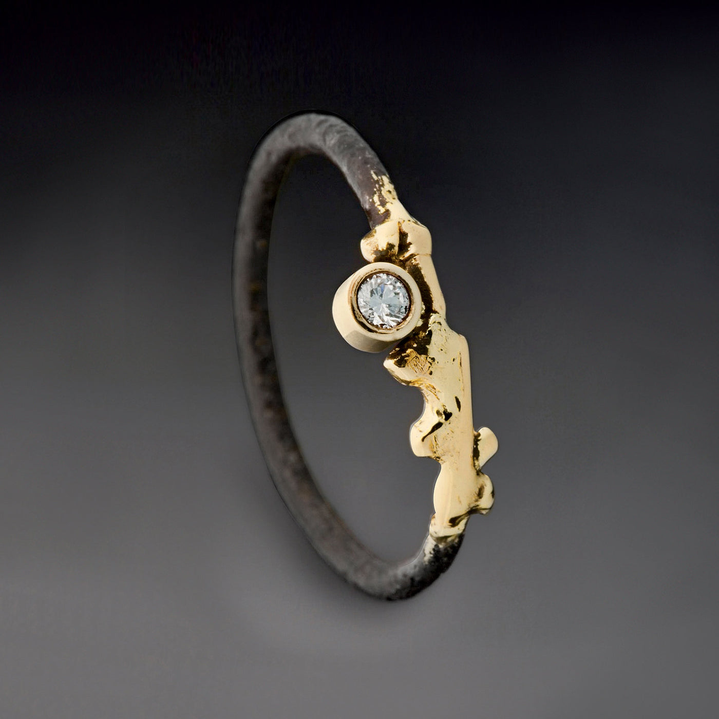 Steel Twiggy Ring