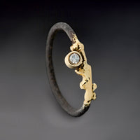 Steel Twiggy Ring