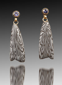 Drop Earrings with Tanzanite