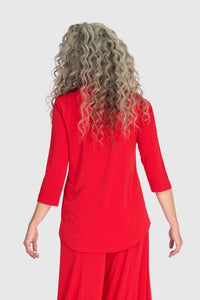Essential Slinky V-neck Top