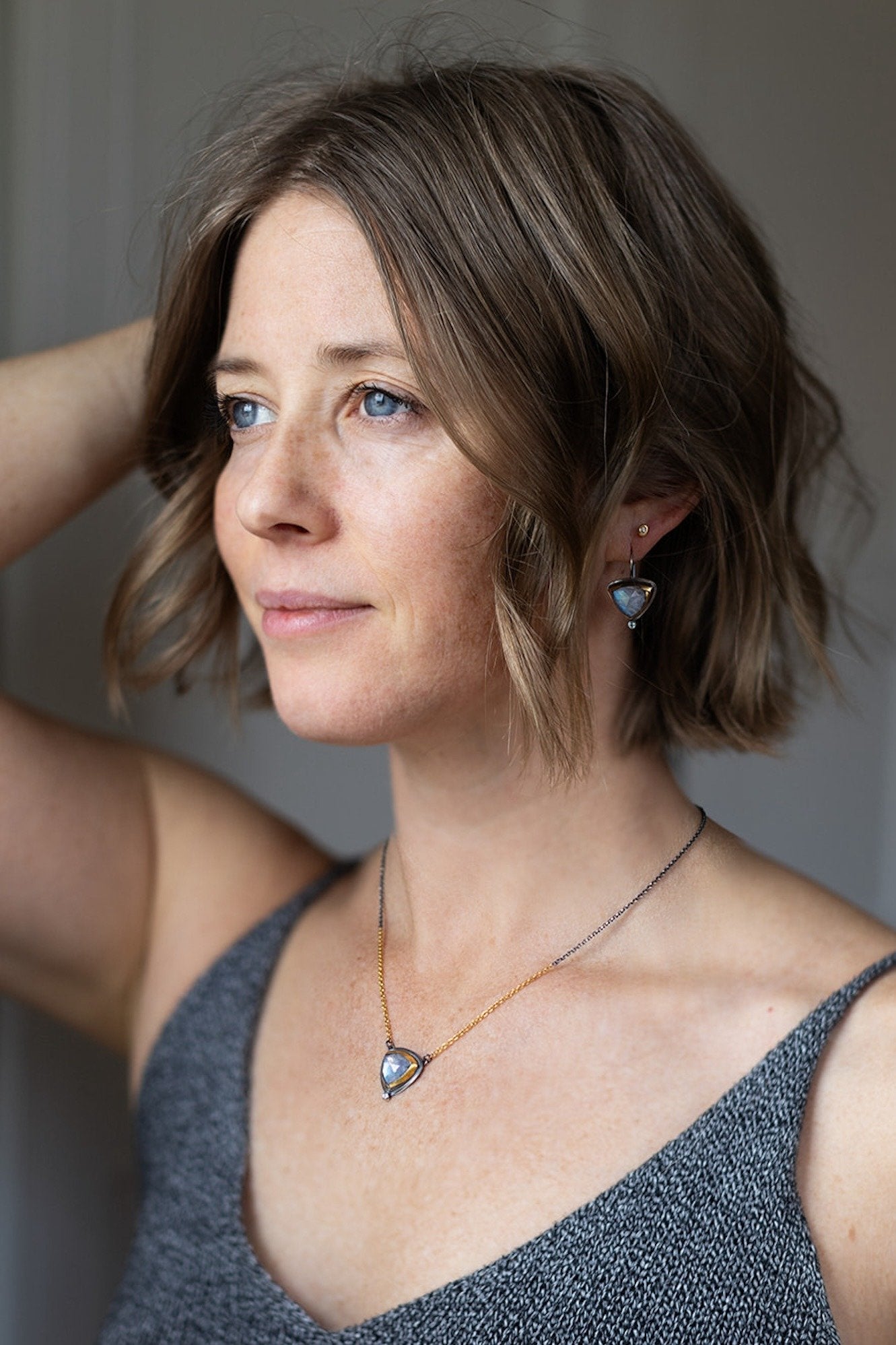 Tri Fold Split Necklace
