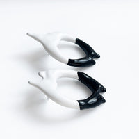 Rubber Drip Stud Earrings