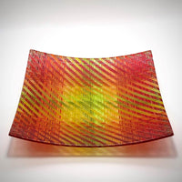 Autumn V Chevron Tapestry Platter