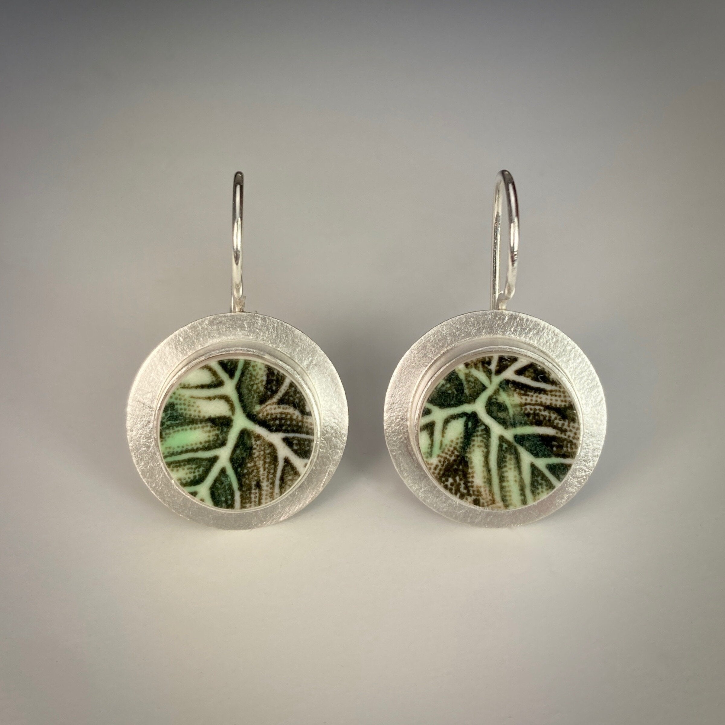 Japanese Leaf Drop Earrings