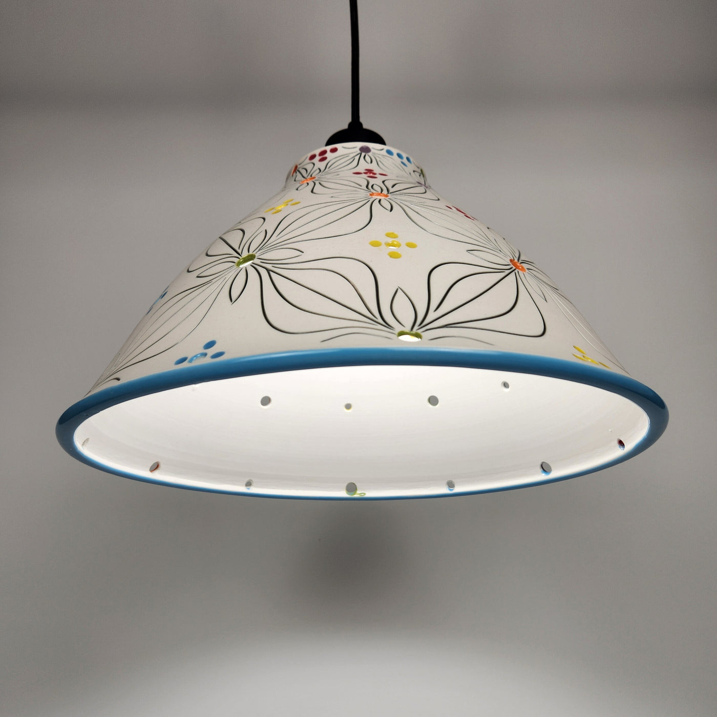 Spring Bloom Porcelain Pendant