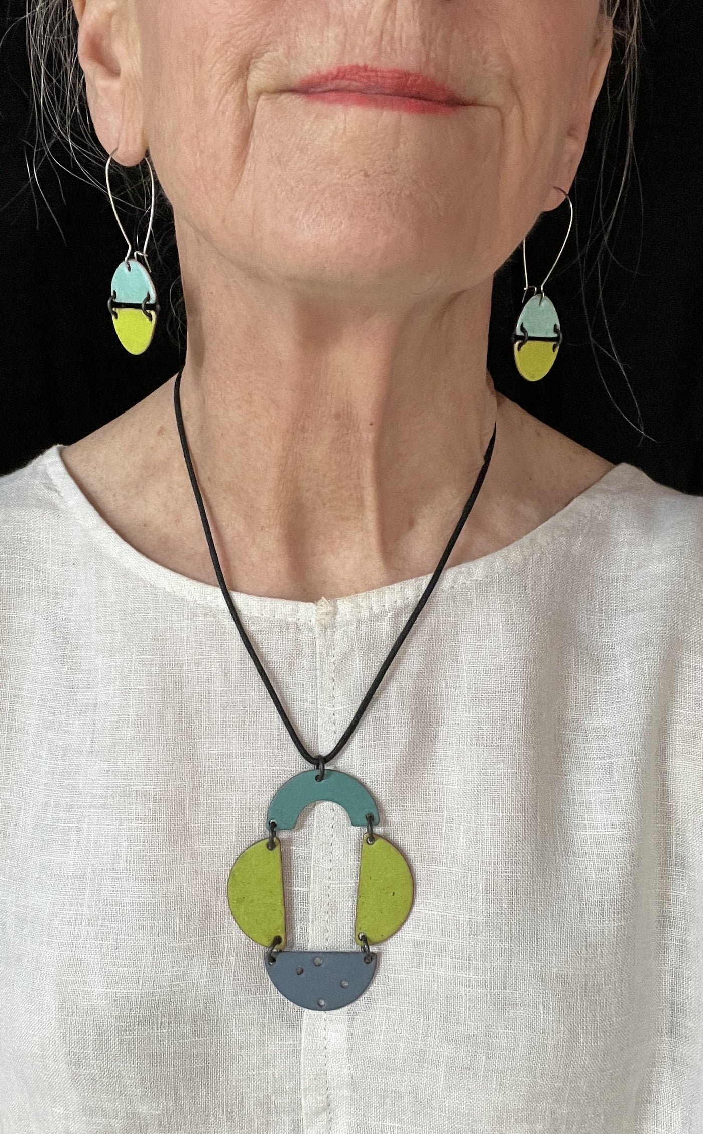 Chartreuse/Turquoise/Gray