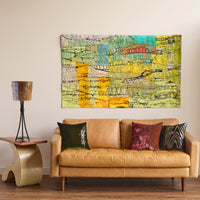 Gilded Luxe Metallic Woodgrain Pillow