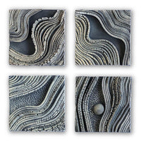 Blue-Gray Stratification Tiles