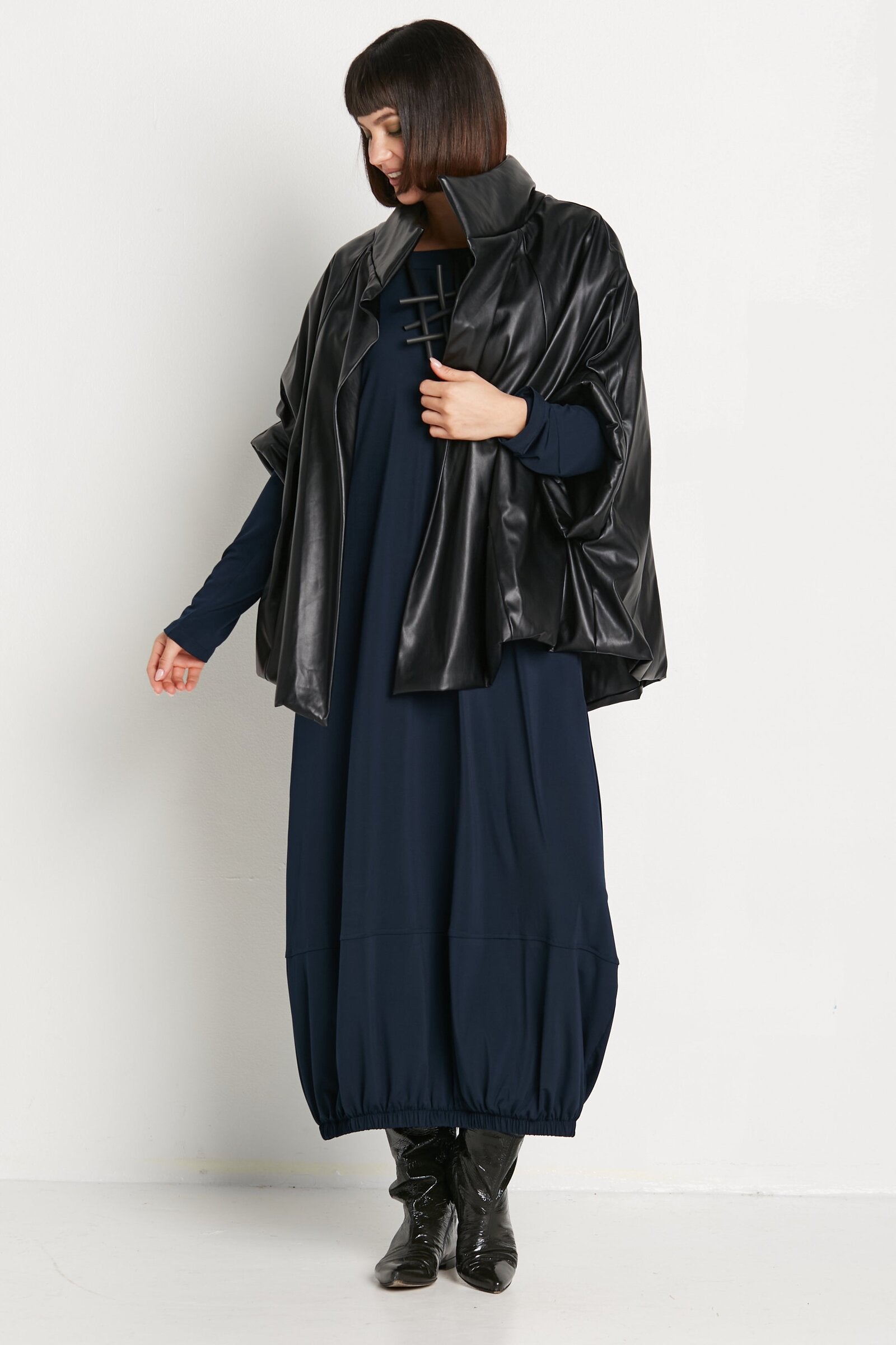 Vegan Leather Chic Cape · Artful Home