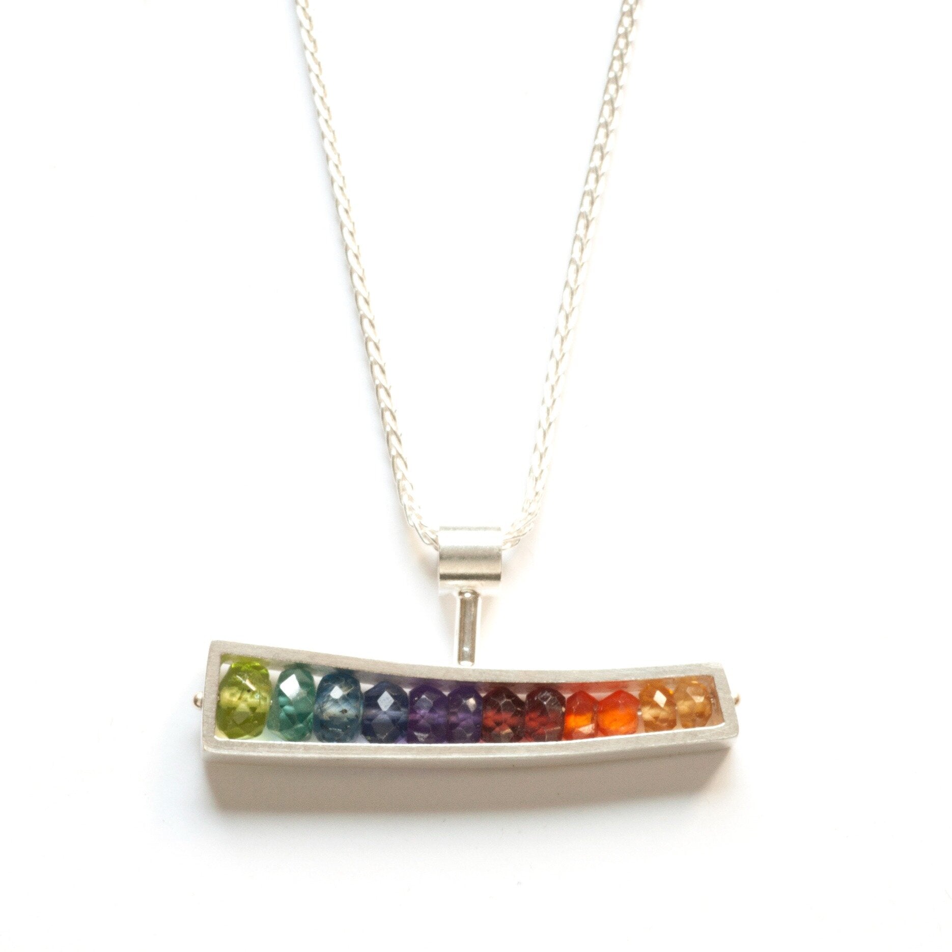 Horizontal Wedge Necklace