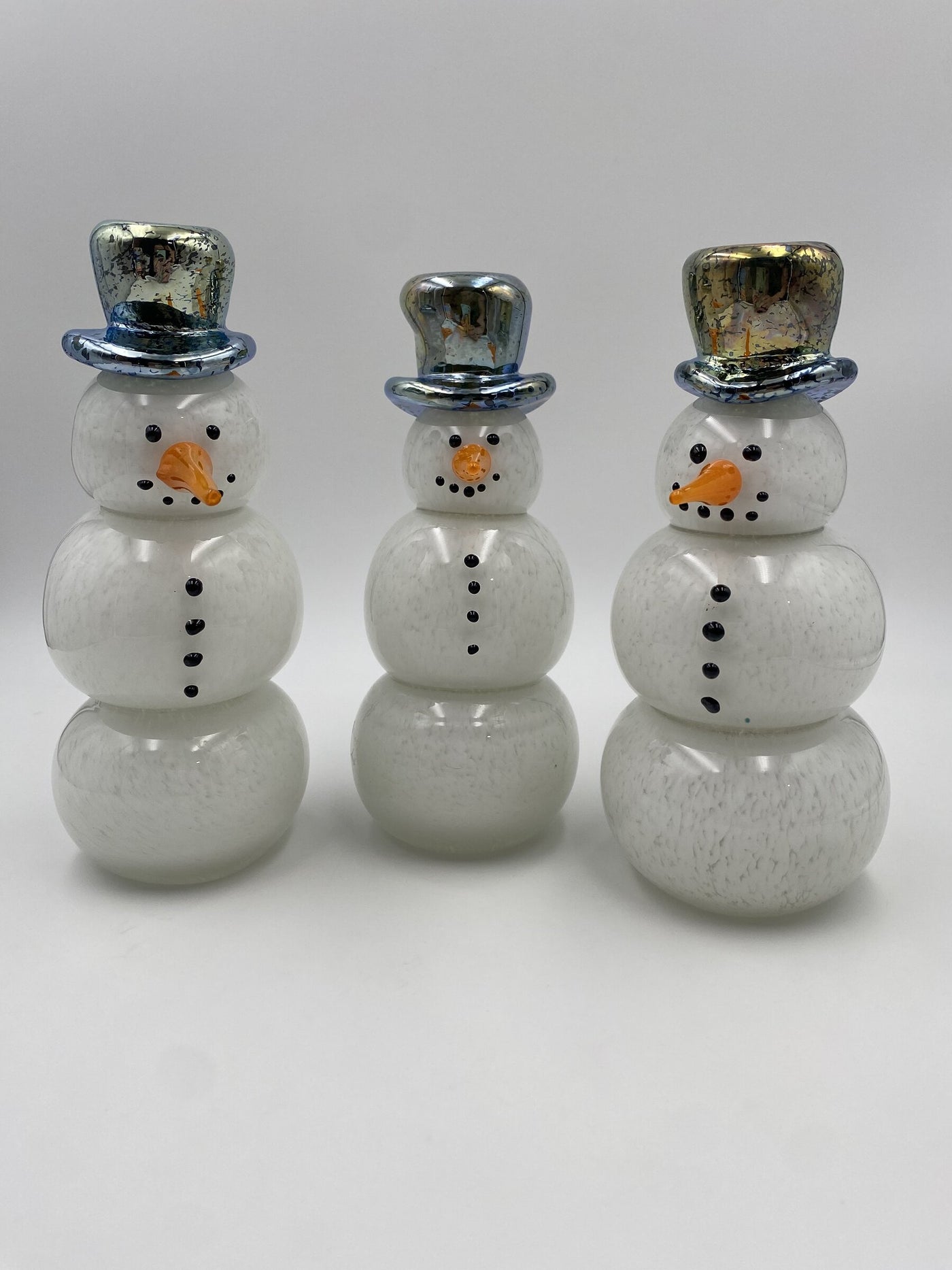 Top Hat Snowman Lamp