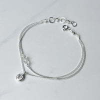 Echo Initial Bracelet