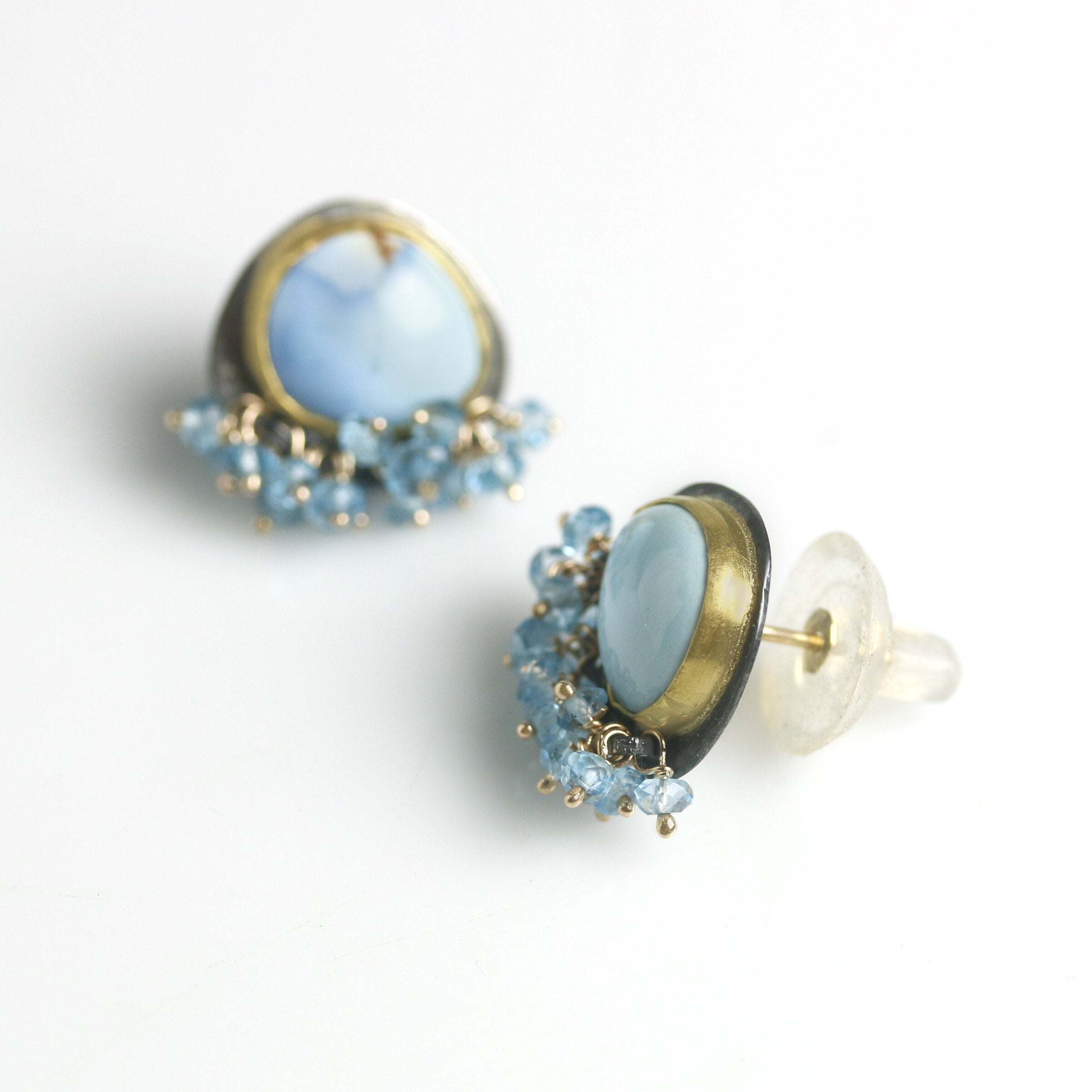 Lavender Turquoise Earrings