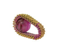 Optical Magenta Pod Ring