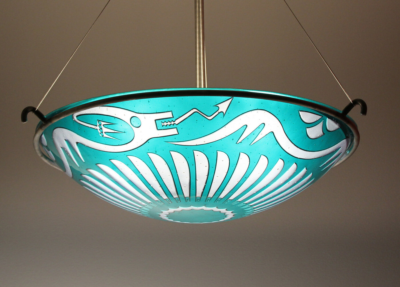 San Ildefonso Dragon Pendant Lamp